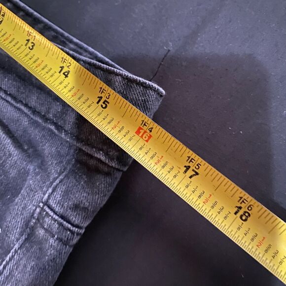 Rebel Vengeance sz 30 Distressed, Thrashed Black Jeans, Men's, Grunge UB1-14 - Picture 11 of 13